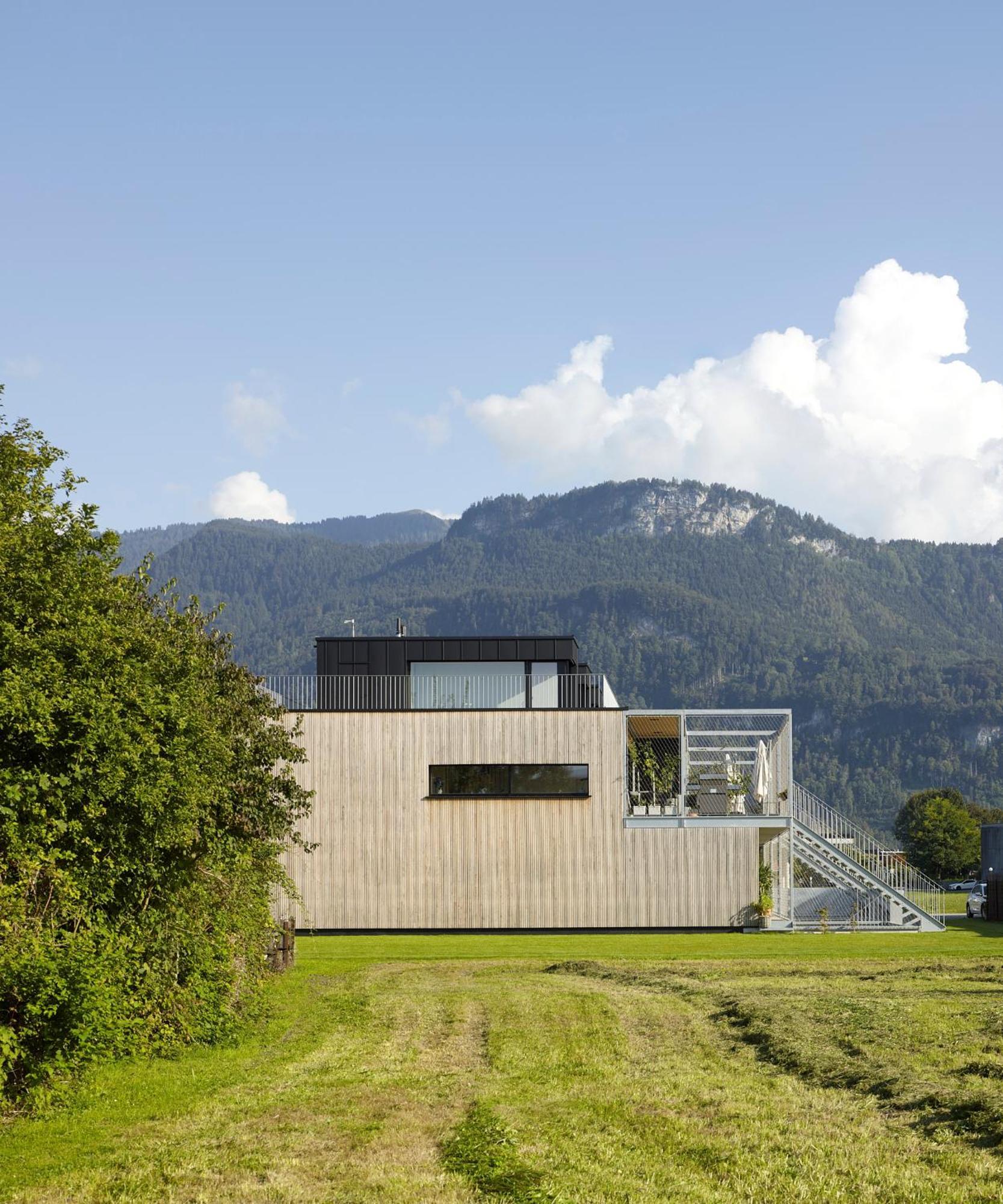 Architektenhaus Rhaa Mit Terrassen Altach Dış mekan fotoğraf